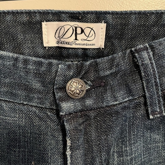 Deluxe Premium Denim Blue Jeans by Express - Picture 6 of 15